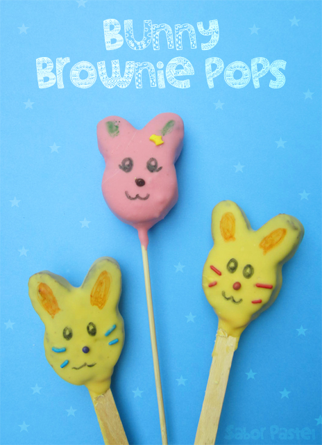 Bunny Brownie Pops