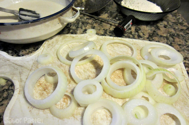 Sourdough Battered Onion Rings